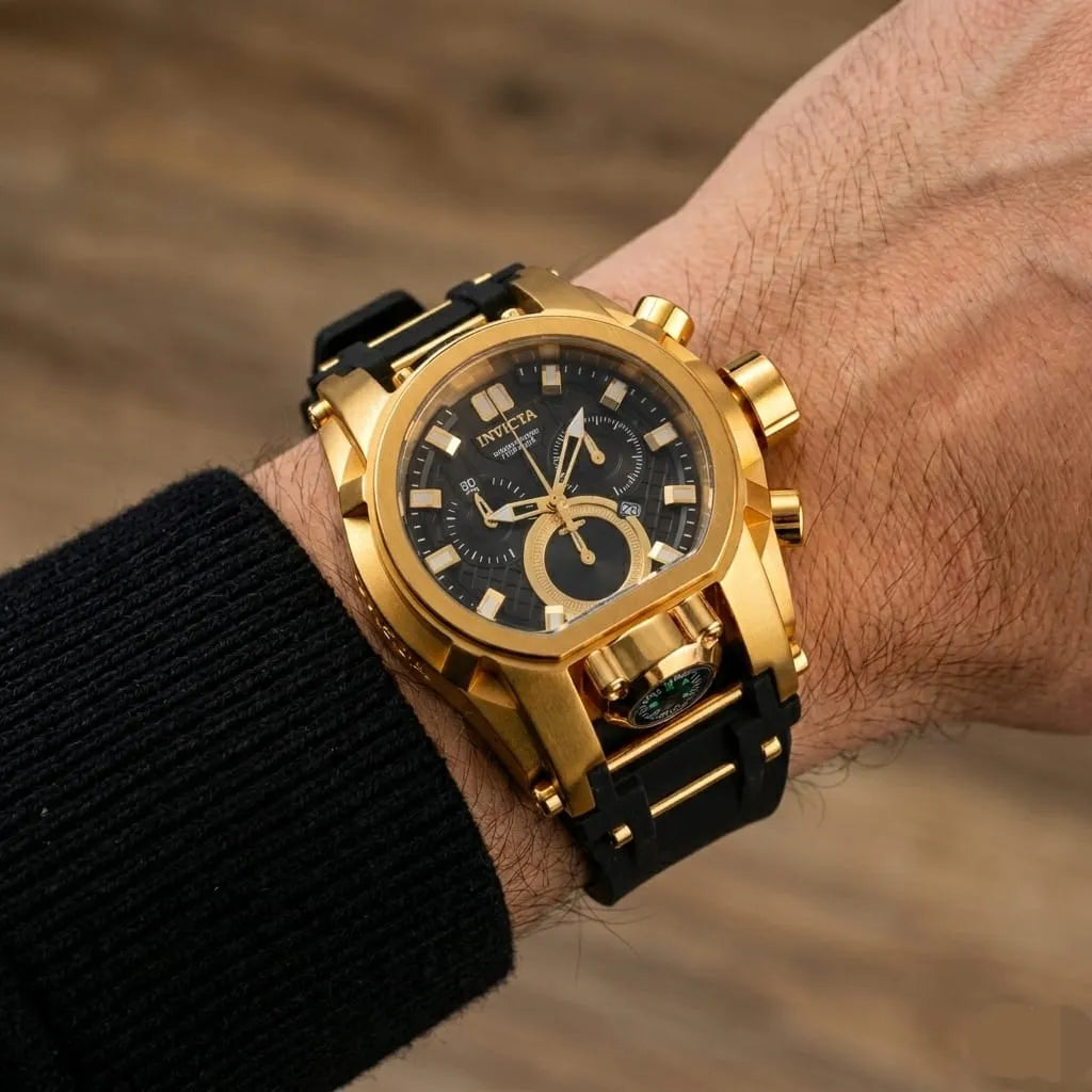 INVICTA  BOLT ZEUS DORADO NEGRO  32684