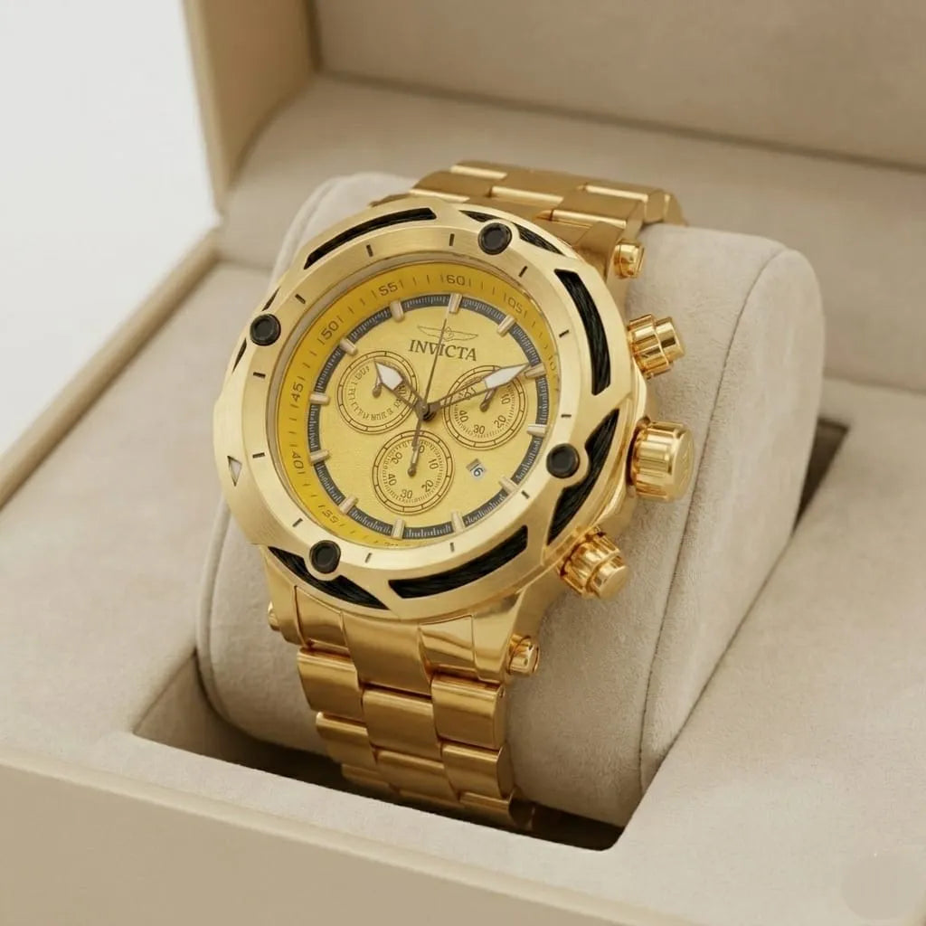 INVICTA SUBAQUA DORADO 4 ACERO