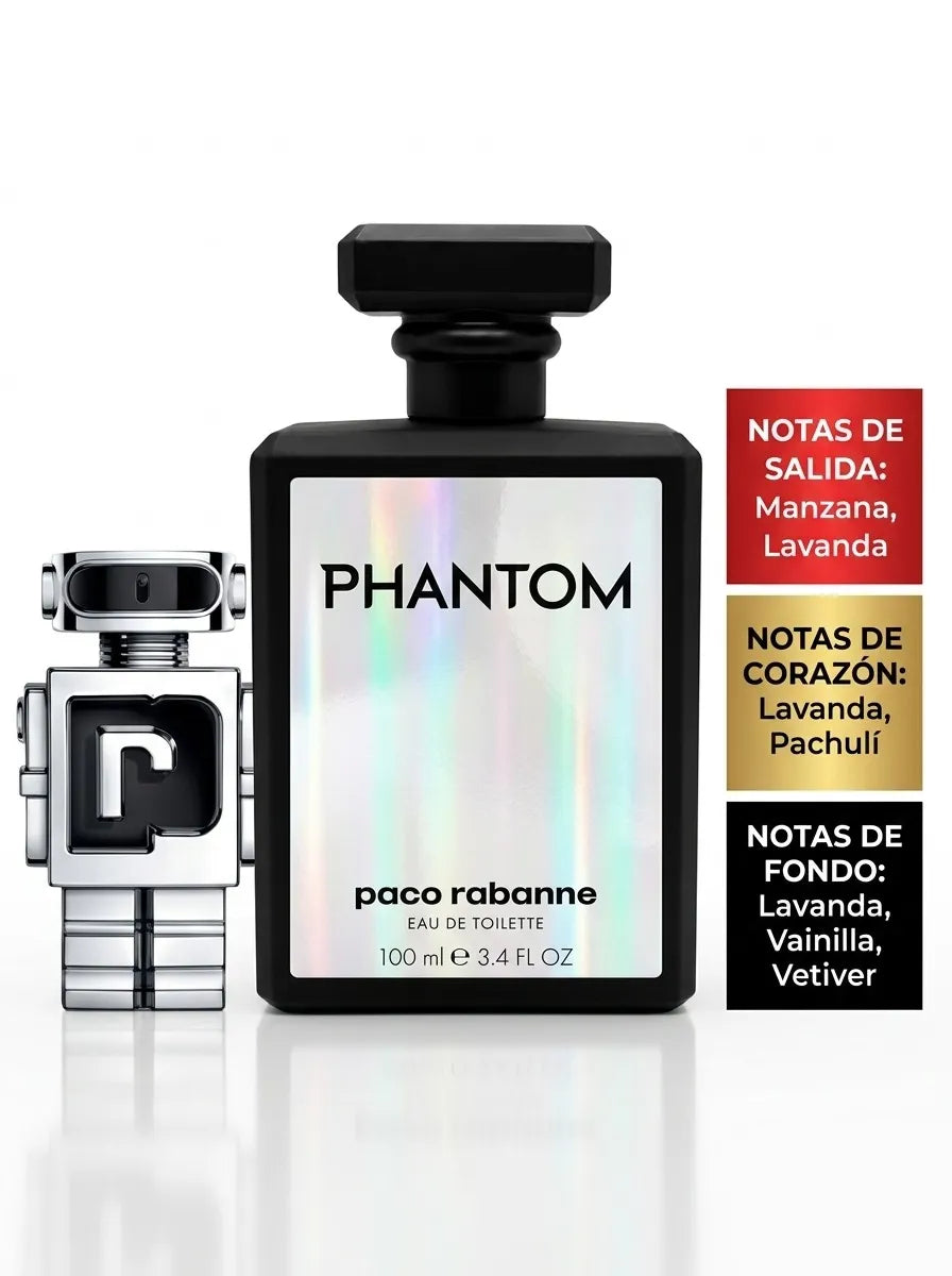 PERFUME PHANTOM PLATEADO (INSPIRACION)